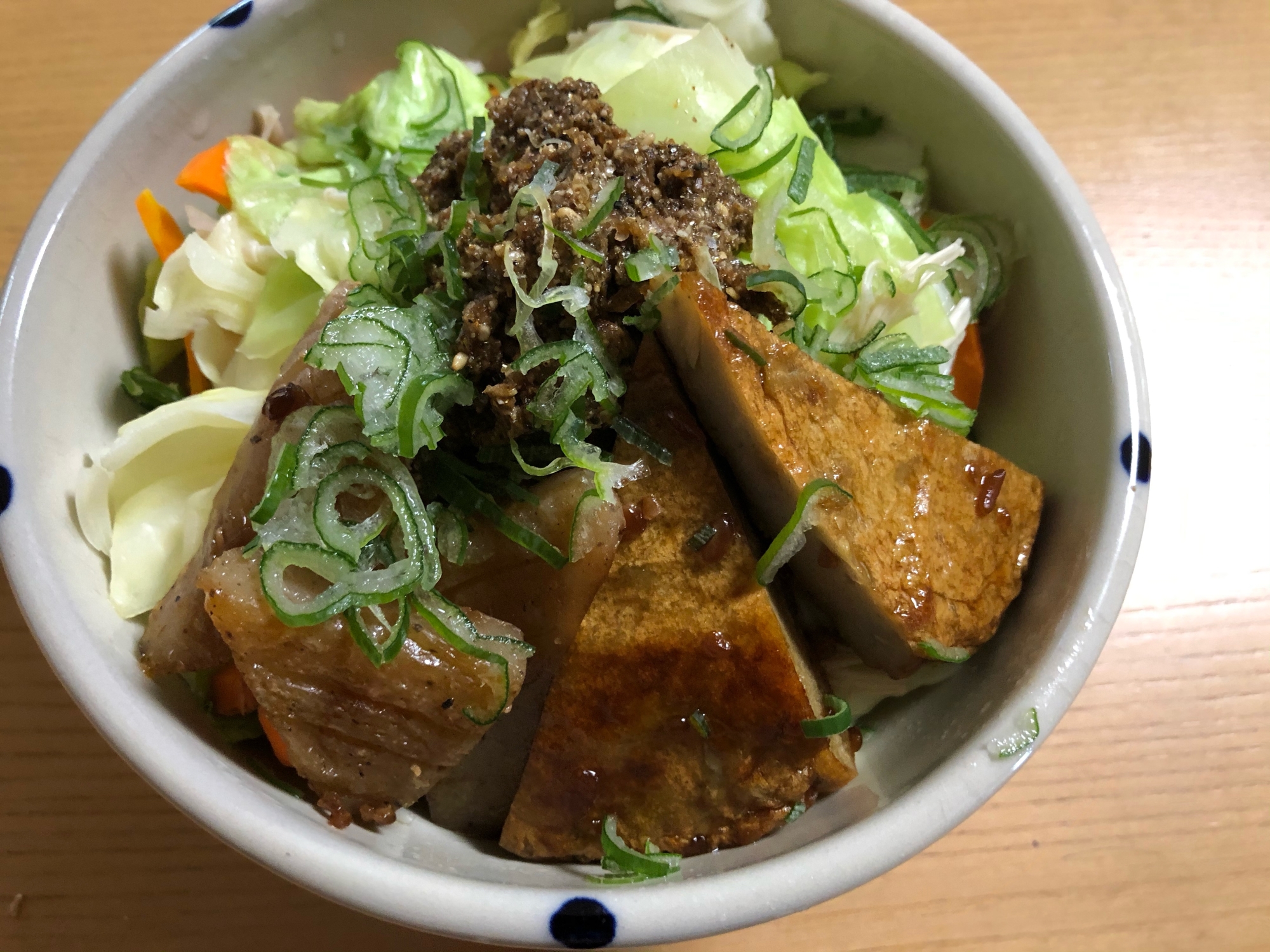 動物性不使用混ぜ麺　ラーメン好きのダイエット食