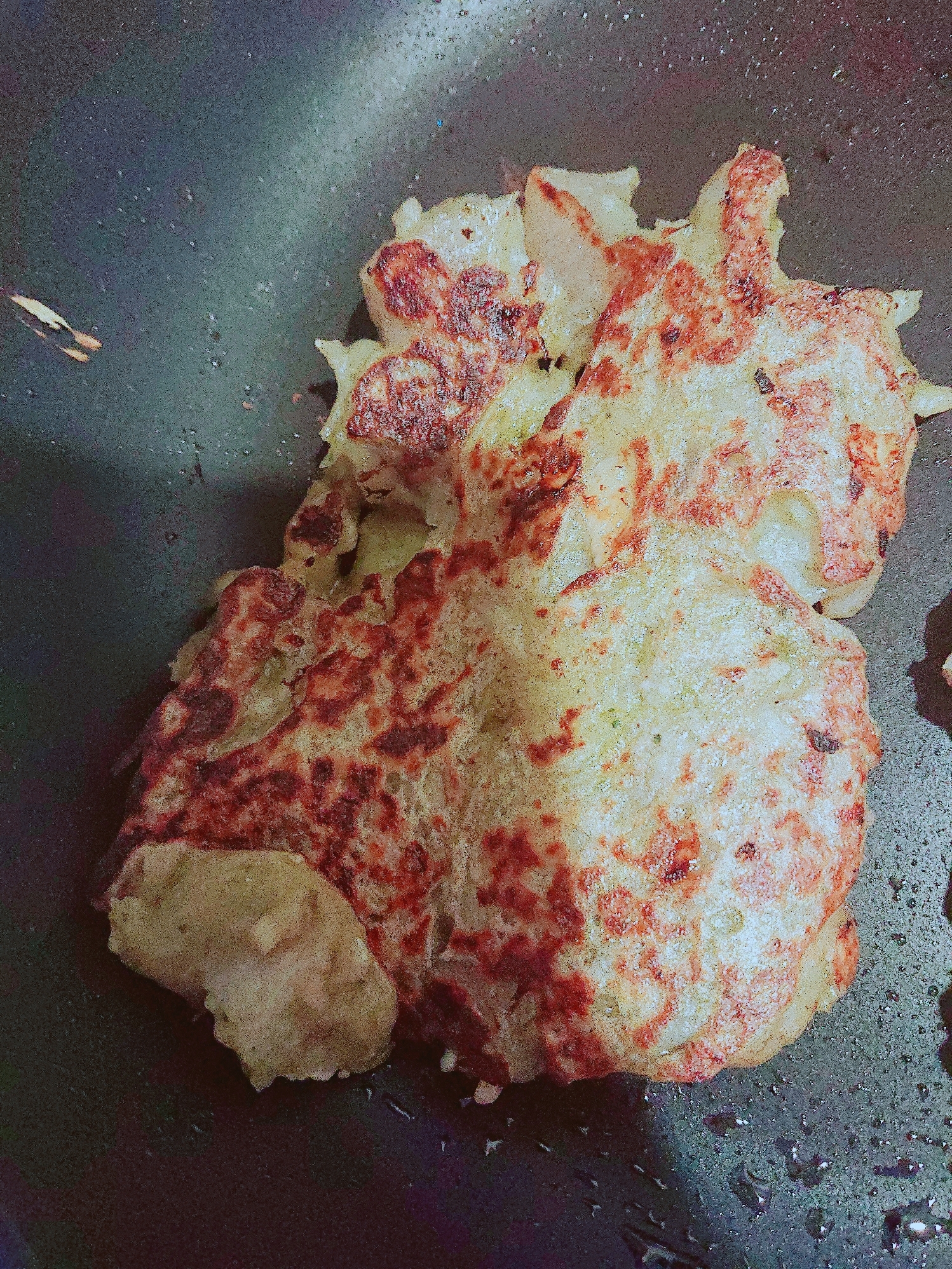 青汁入りバナナのお焼き