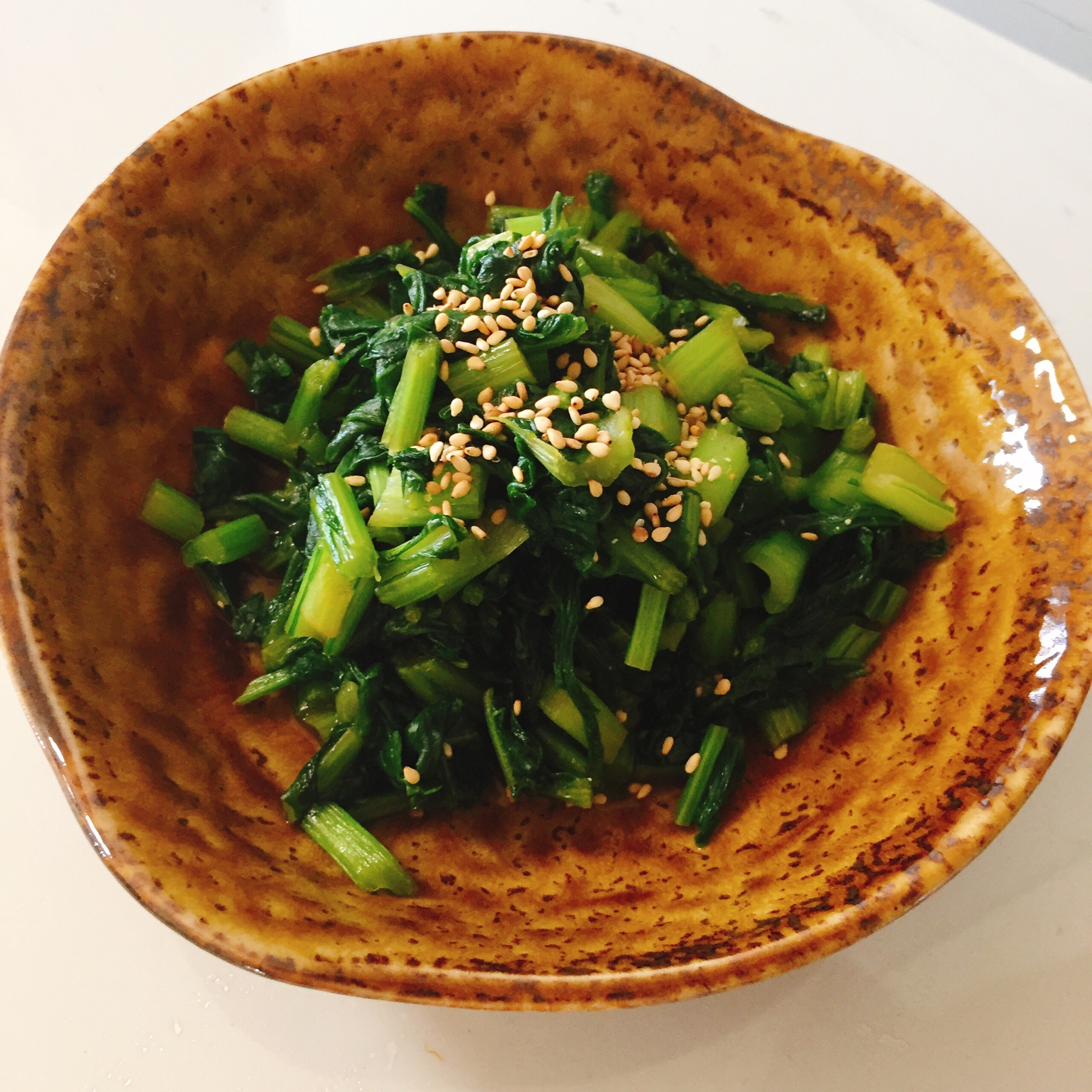 常備菜に♬ カブの葉の甘辛炒め