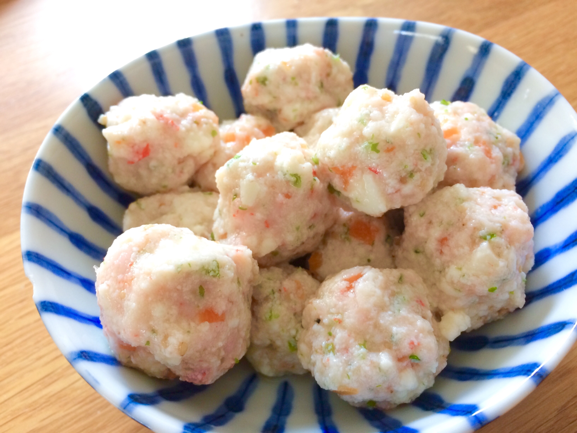 幼児食!エビ団子
