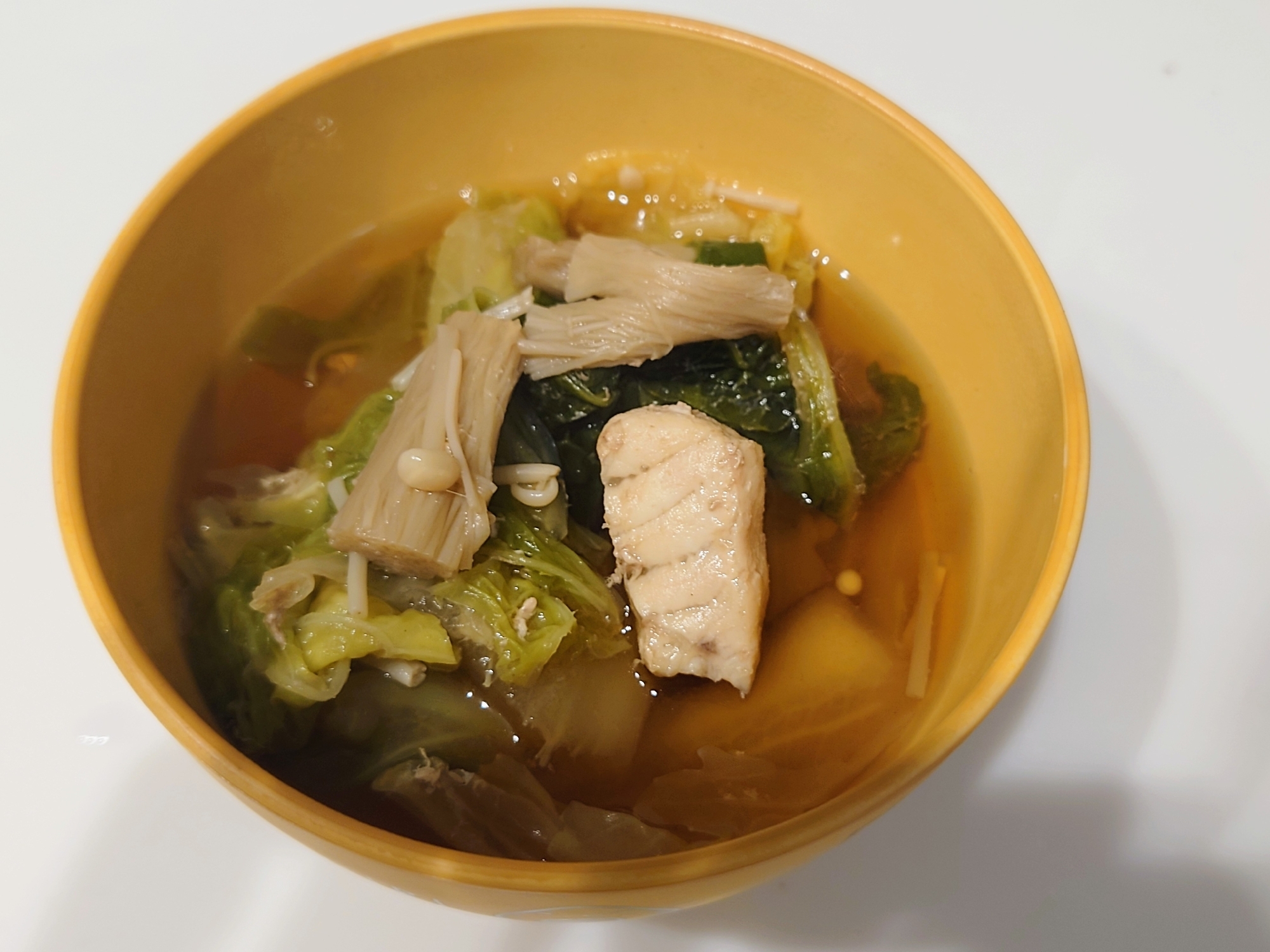めかじきの白菜スープ