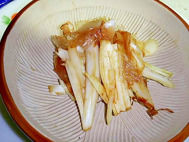 生らっきょうのおかか和え レシピ 作り方 By O 楽天レシピ