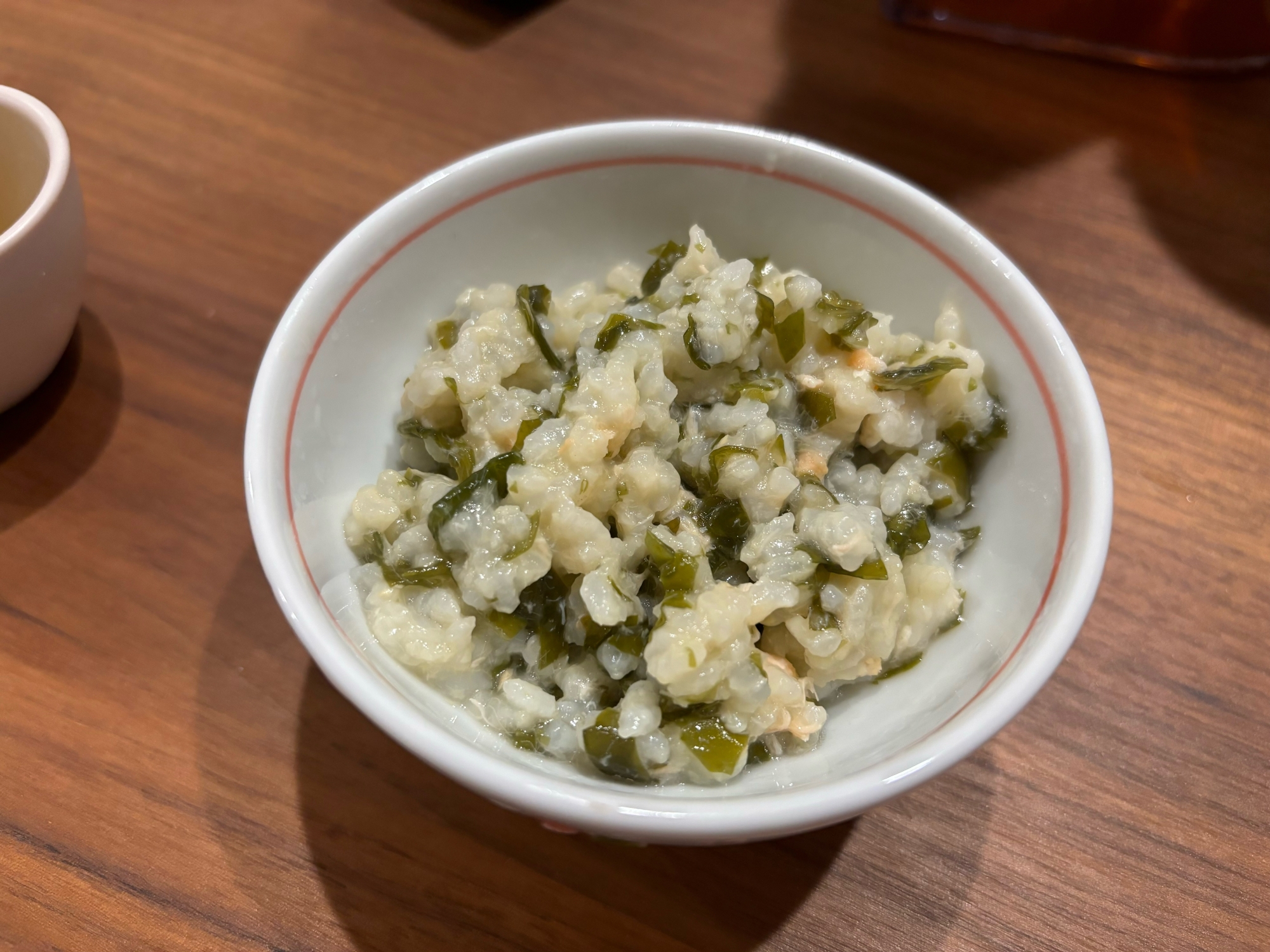 わかめと鮭の炊き込み粥(離乳食後期)