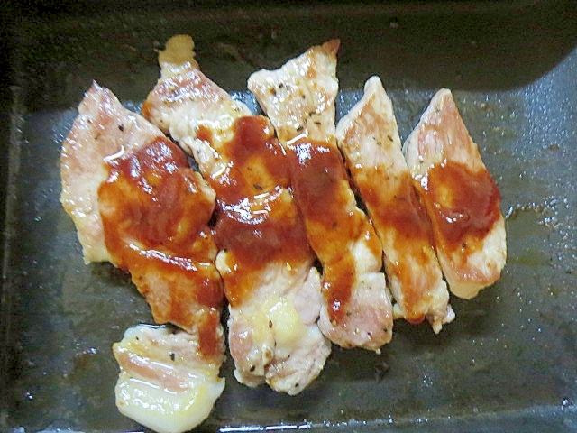 豚肉のブラックペッパー焼き