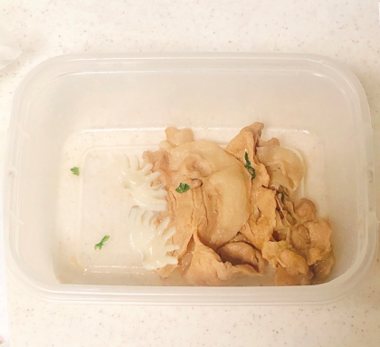 豚肉とイカの野菜炒め