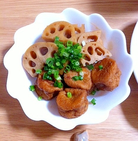 ホッとする味♪がんもと蓮根の煮物☆