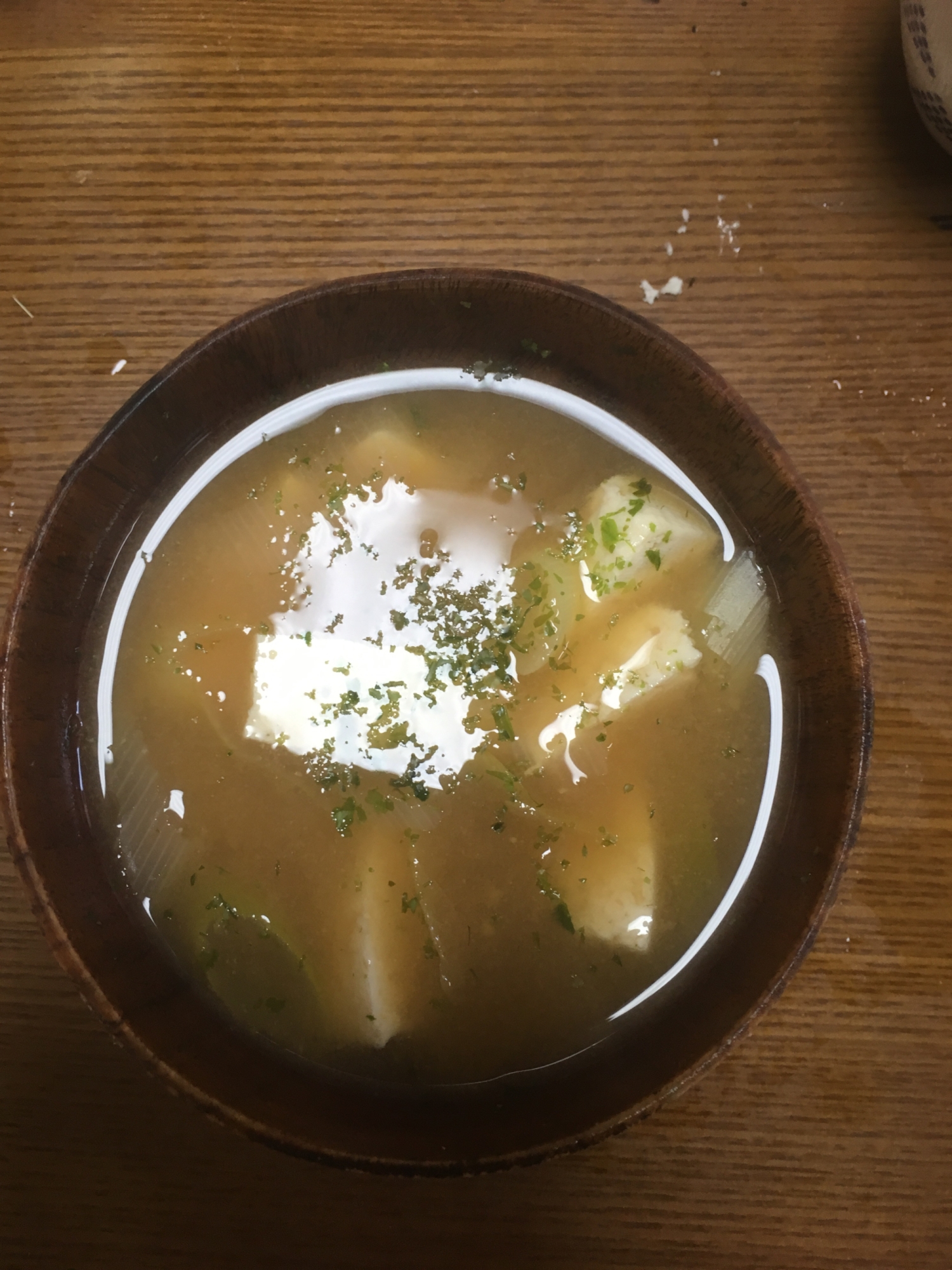 磯の香り 豆腐とネギのみそ汁