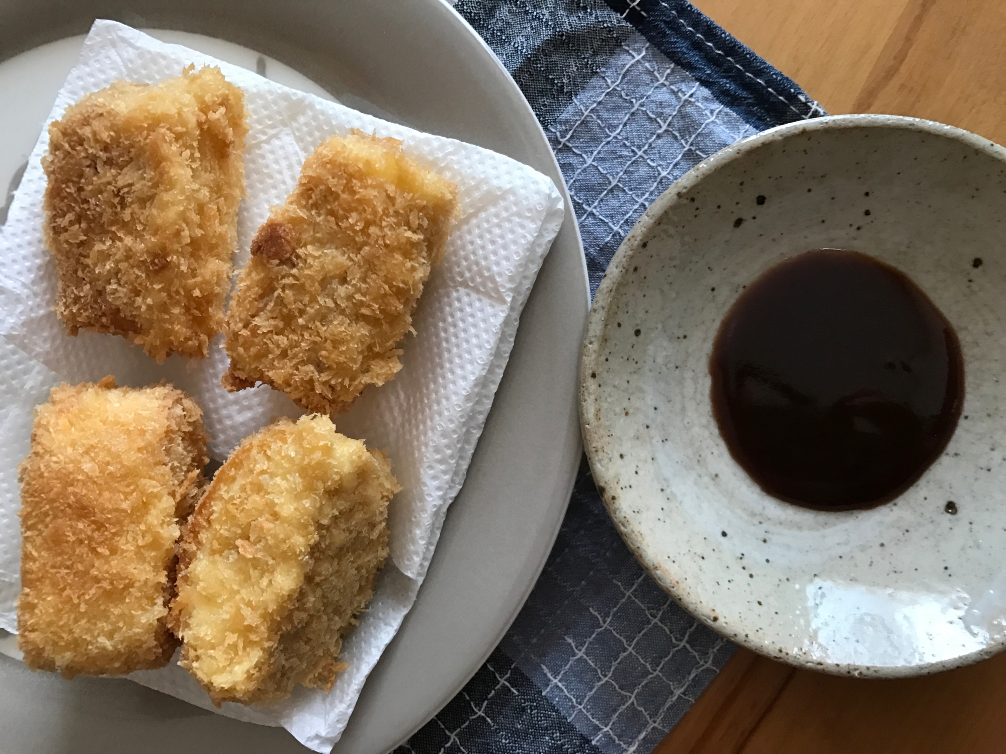 だし巻き卵焼きフライ