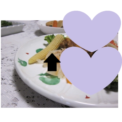 蒸し器で蒸す（生）ヤングコーン