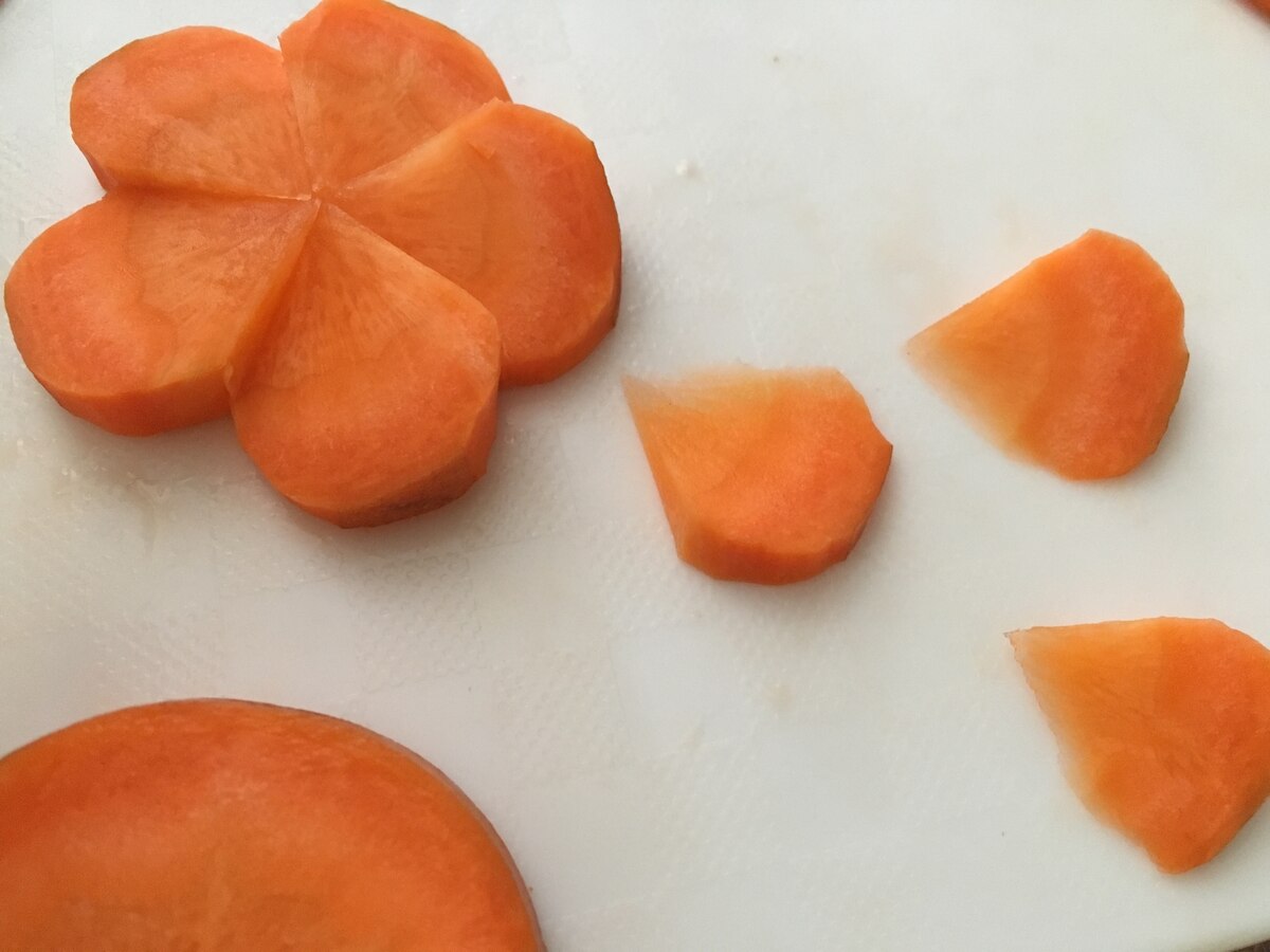 人参の飾り切り 立体花 レシピ 作り方 By ニャンコーヒー 楽天レシピ 人参の飾り切り 立体花 レシピ 作り方 By ニャンコーヒー 楽天レシピ