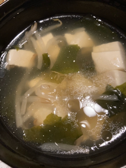 簡単ワカメの中華スープ