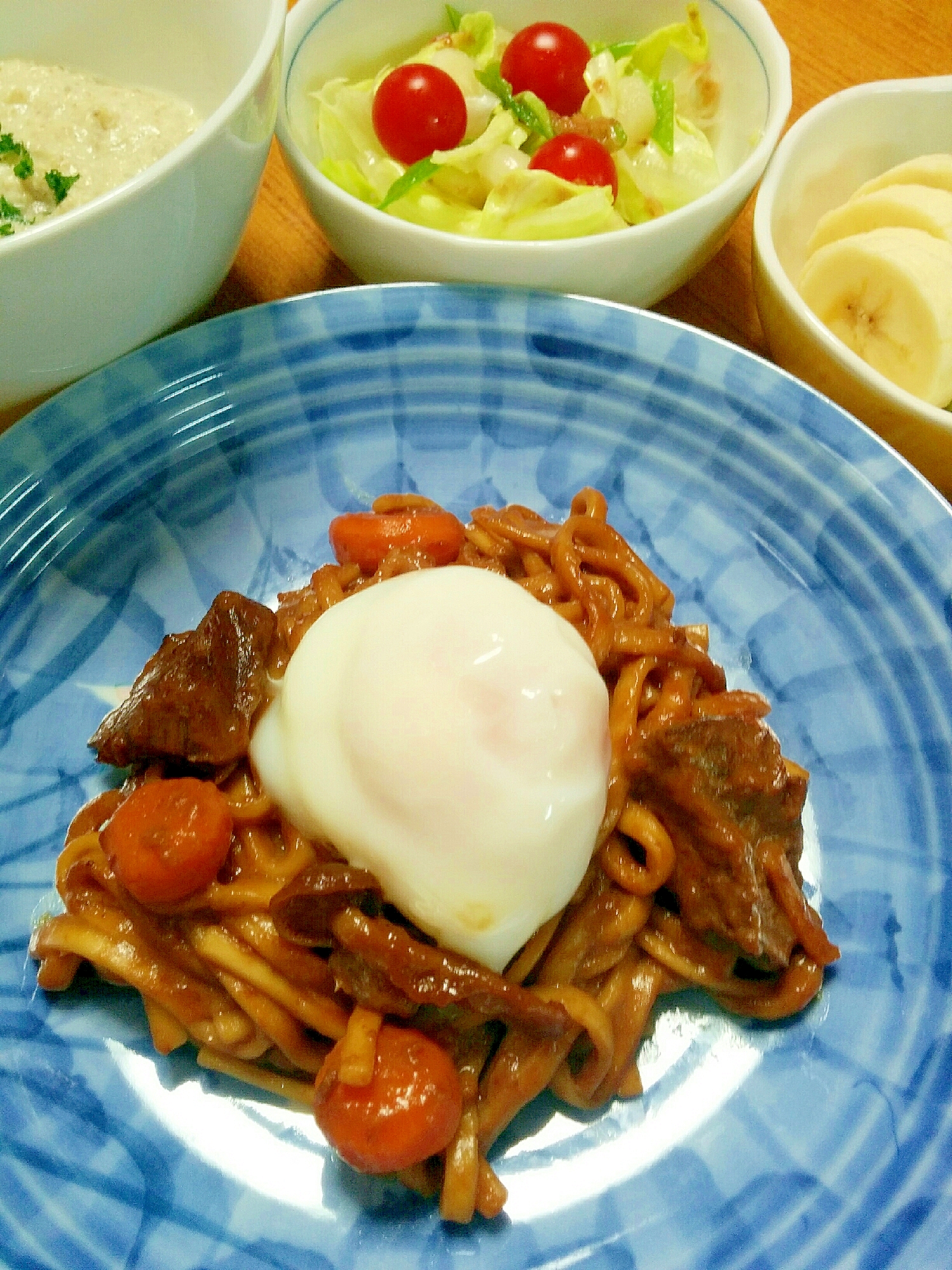 アレンジ♪ビーフシチューうどん