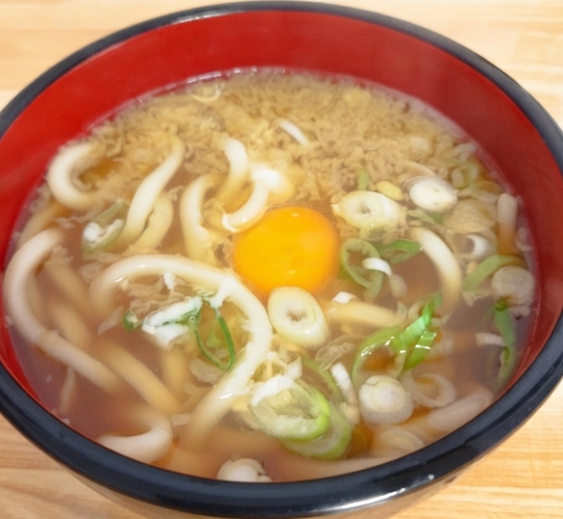 シンプル【月見うどん】