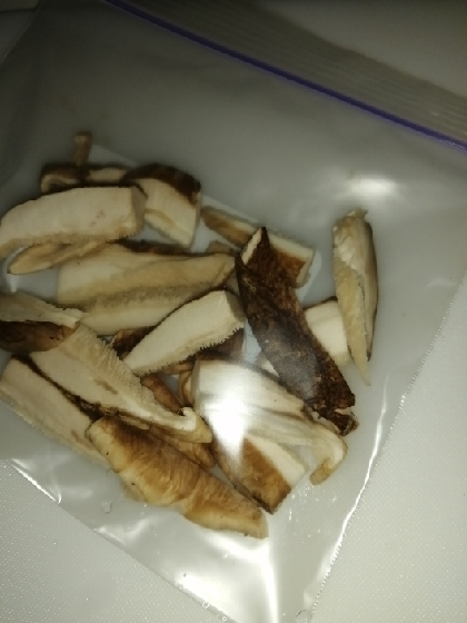 椎茸の保存法☆冷凍シイタケ