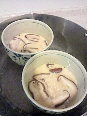 蒸し器ない方でも大丈夫!うどんスープで簡単茶碗蒸し