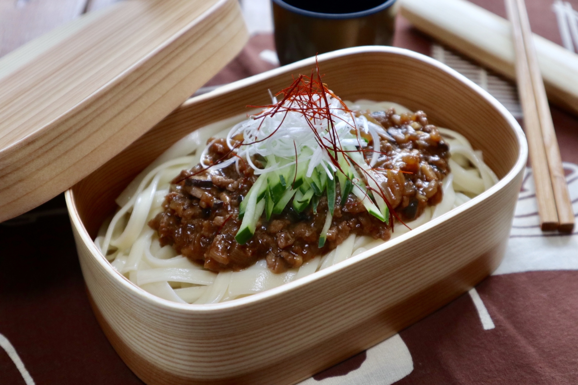 ジャージャーきしめん