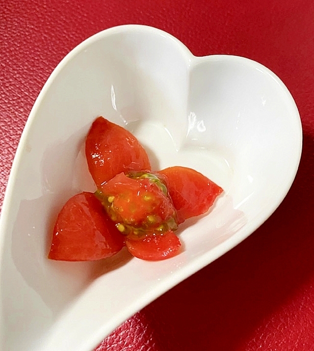 ワンプレートの飾りに プチトマトのお花***