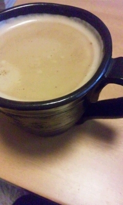 バリスタで、アーモンドコーヒー飲みました(*^O^*)
美味しいですね！
