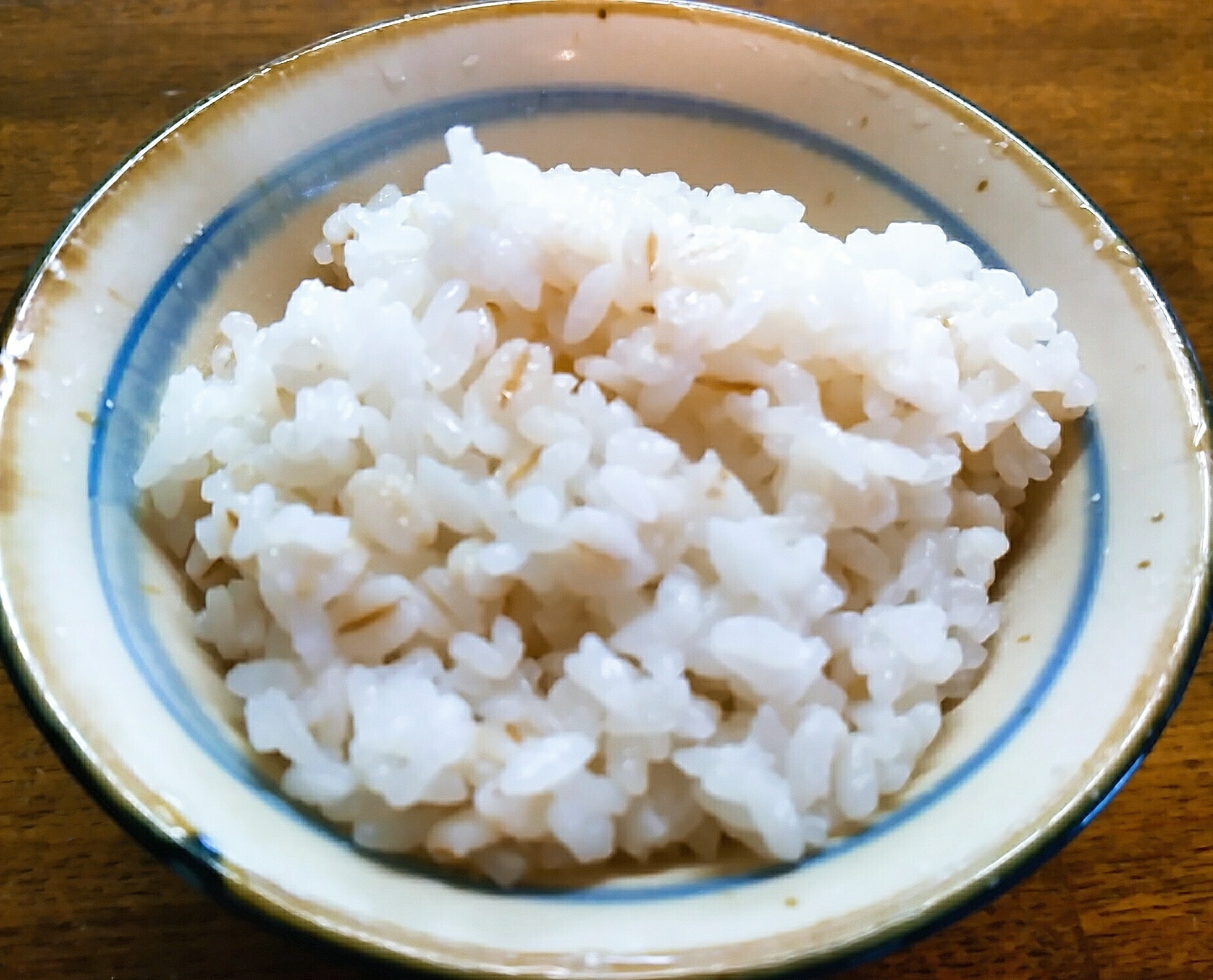 餅米入り押し麦ご飯の炊き方