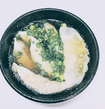 水餃子の中華スープ