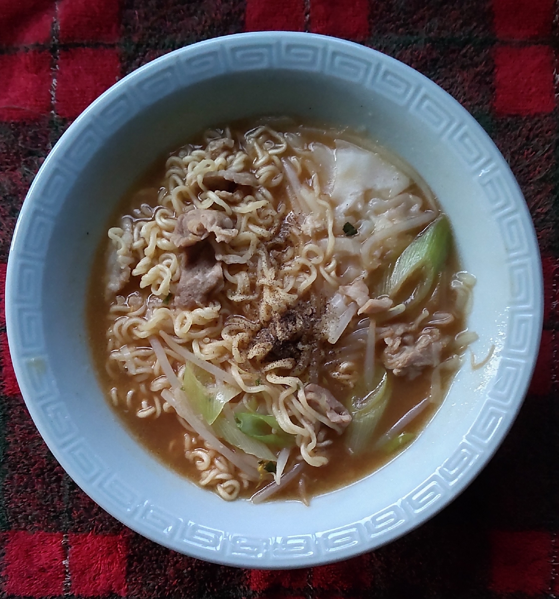 ねぎコショウラーメン♪