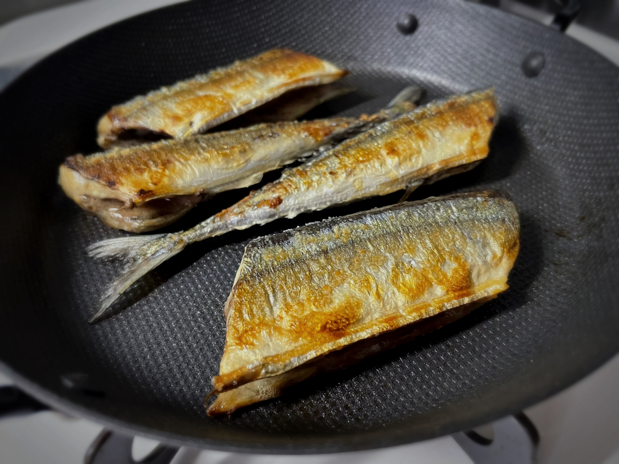 【グリルパンで】秋刀魚の塩焼き