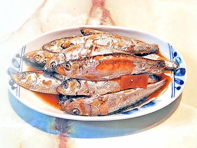 節分にも!バルト海イワシで作る★圧力鍋の甘辛煮♪