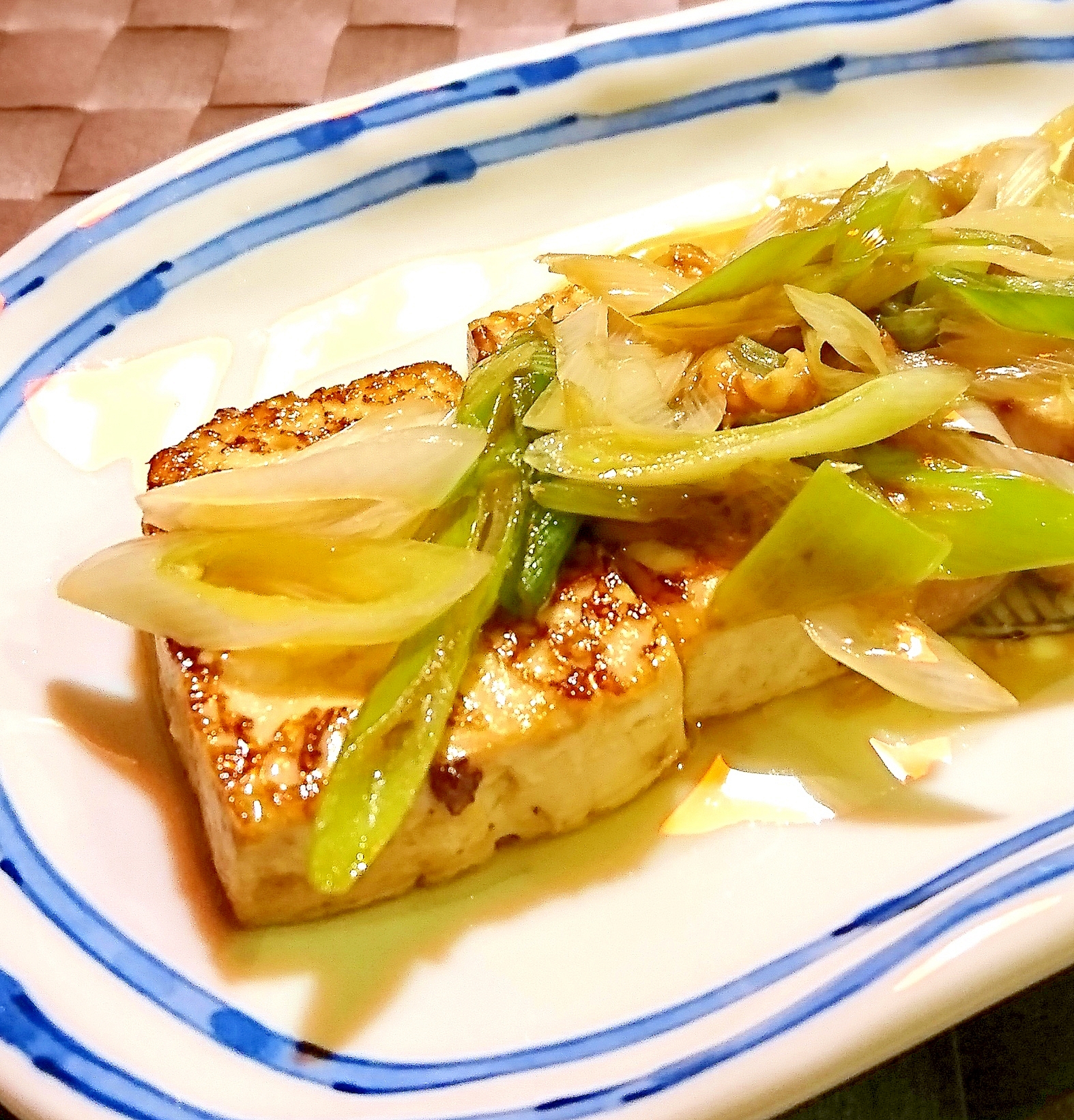 豆腐のねぎマヨソテー