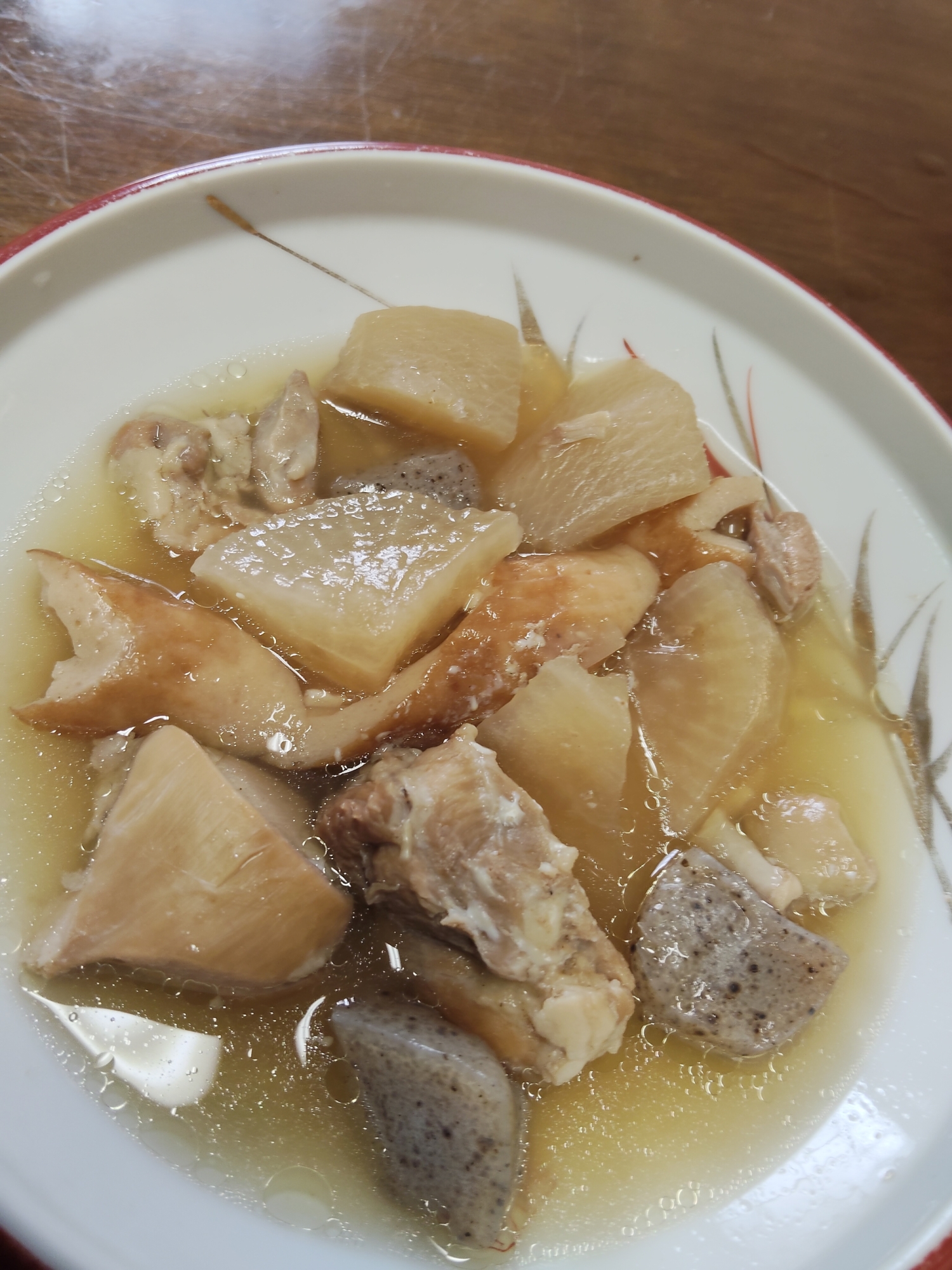 鶏肉と大根とちくわの煮物