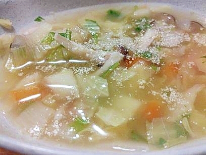 野菜たっぷりスープ