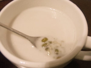 緑豆のタピオカココナッツミルク