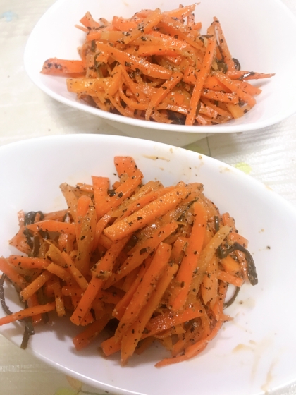 作り置きおかず♪にんじんの塩昆布酢サラダ