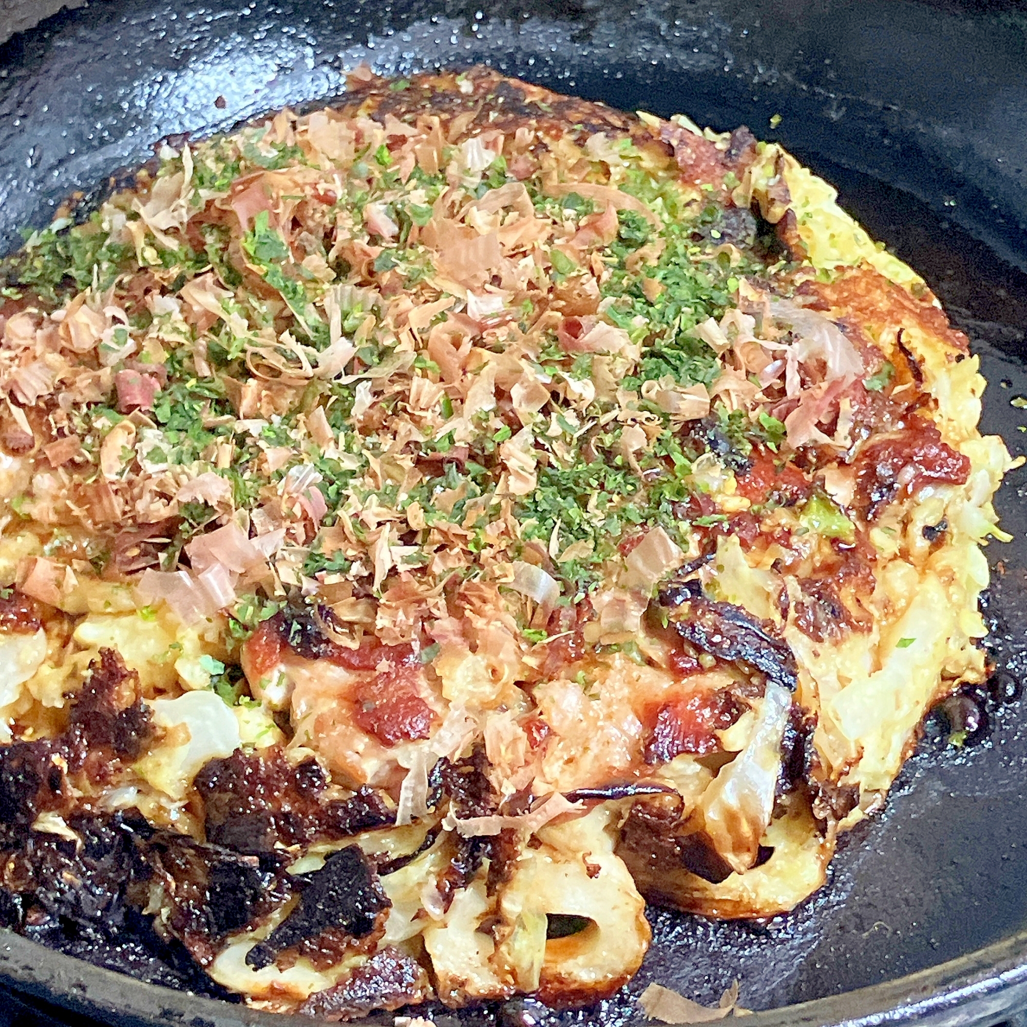 もちもち♪じゃがいものお好み焼き