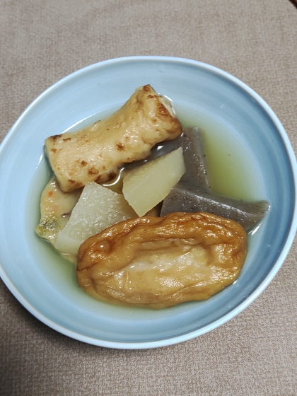 鶏手羽中のおでん【和食・主菜】