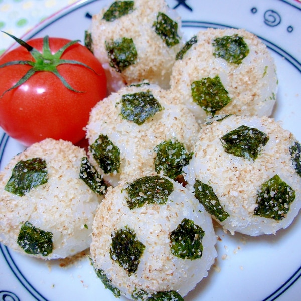 サッカーボールおにぎり レシピ 作り方 By たよこs 楽天レシピ サッカーボールおにぎり レシピ 作り方 By たよこs 楽天レシピ