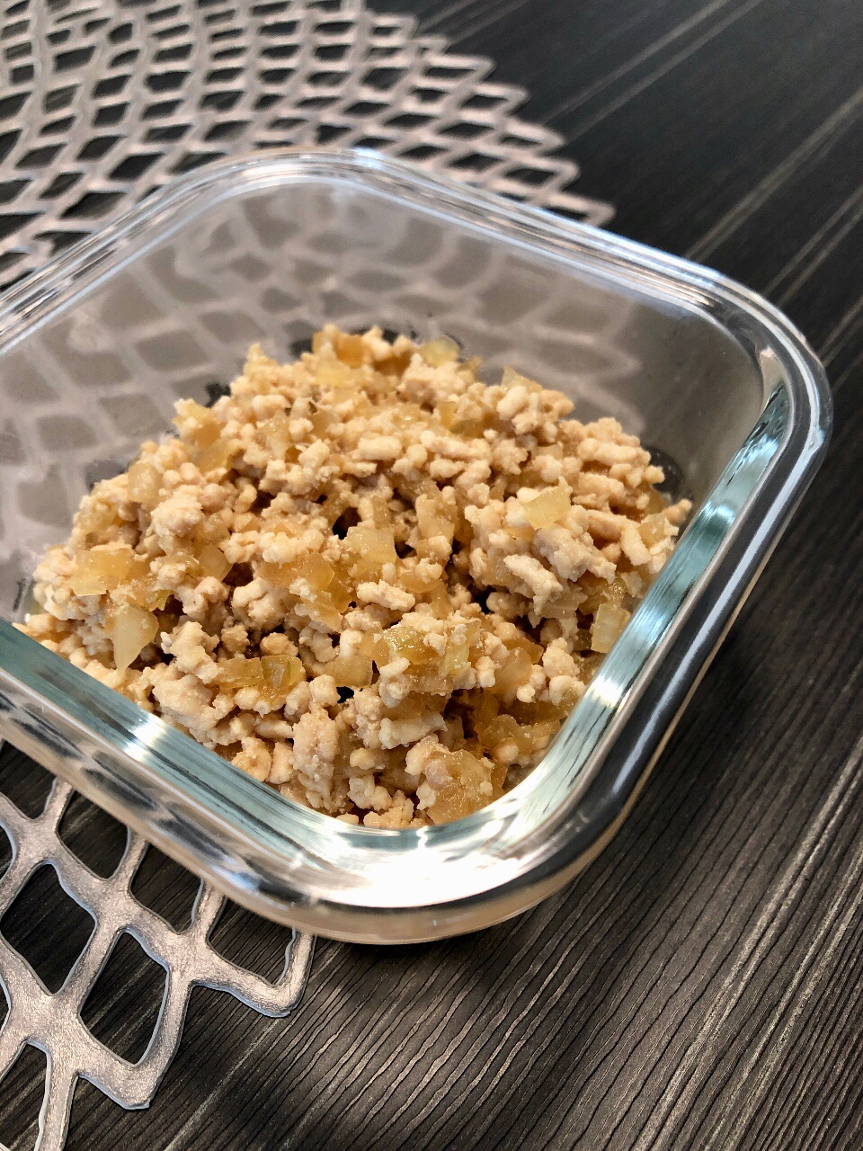 レンジで常備菜 鶏ひき肉と玉ねぎのそぼろ レシピ 作り方 By Ma Ma Yu Mi 楽天レシピ