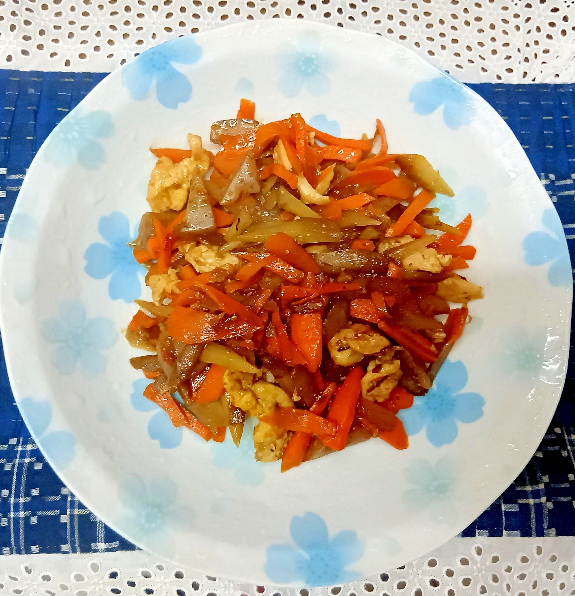 冷凍野菜できんぴら