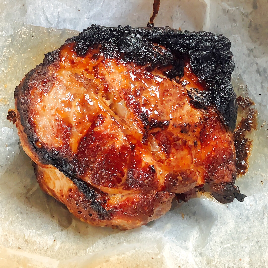 漬けて焼くだけの豪快おかず♪焼き豚(チャーシュー)