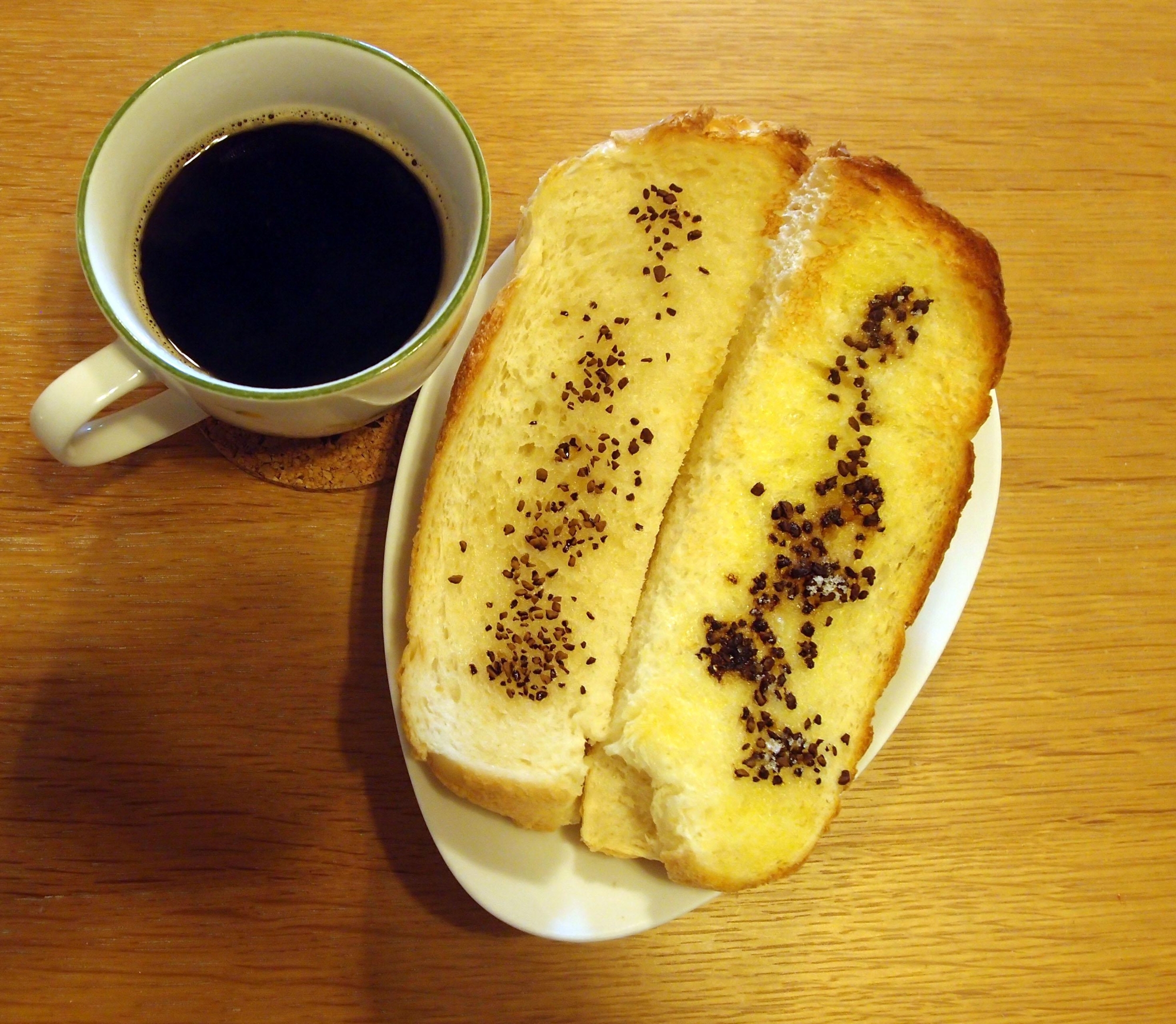コーヒー党のトーストセット
