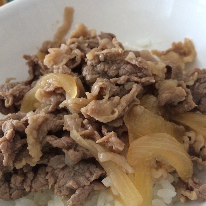 塩麹で柔らか〜♡牛丼！