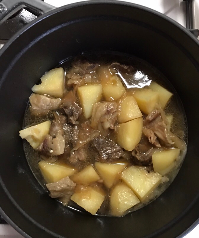 牛すじ肉とじゃがいもの煮物 レシピ 作り方 By ボンド子 楽天レシピ