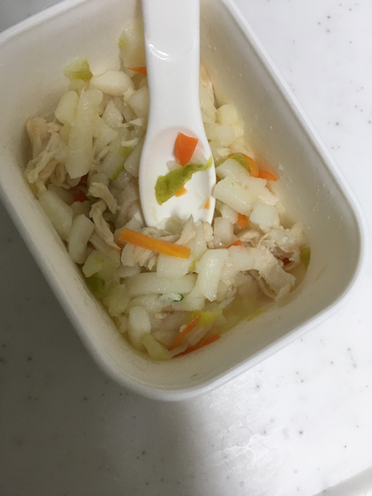 離乳食後期 鶏のささみと白菜と京くれないのうどん レシピ 作り方 By Xmickyx 楽天レシピ