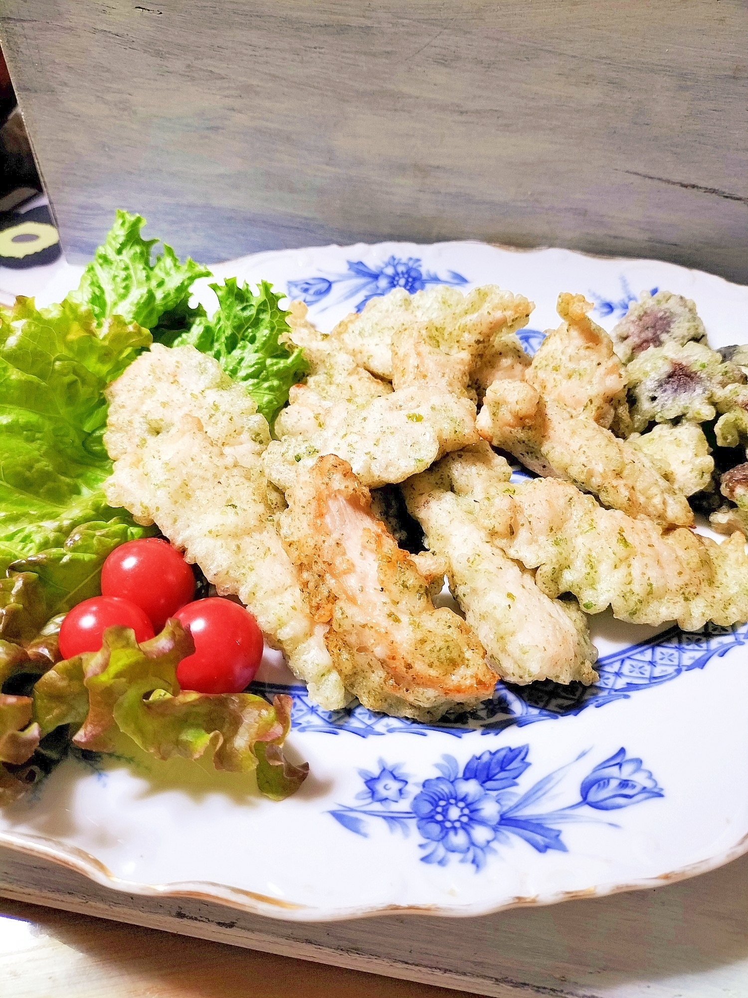 ふわっと香る✨青海苔の鶏天