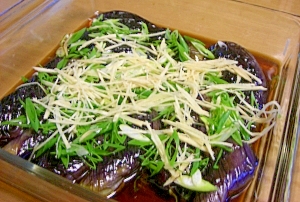 茄子の揚げびたし