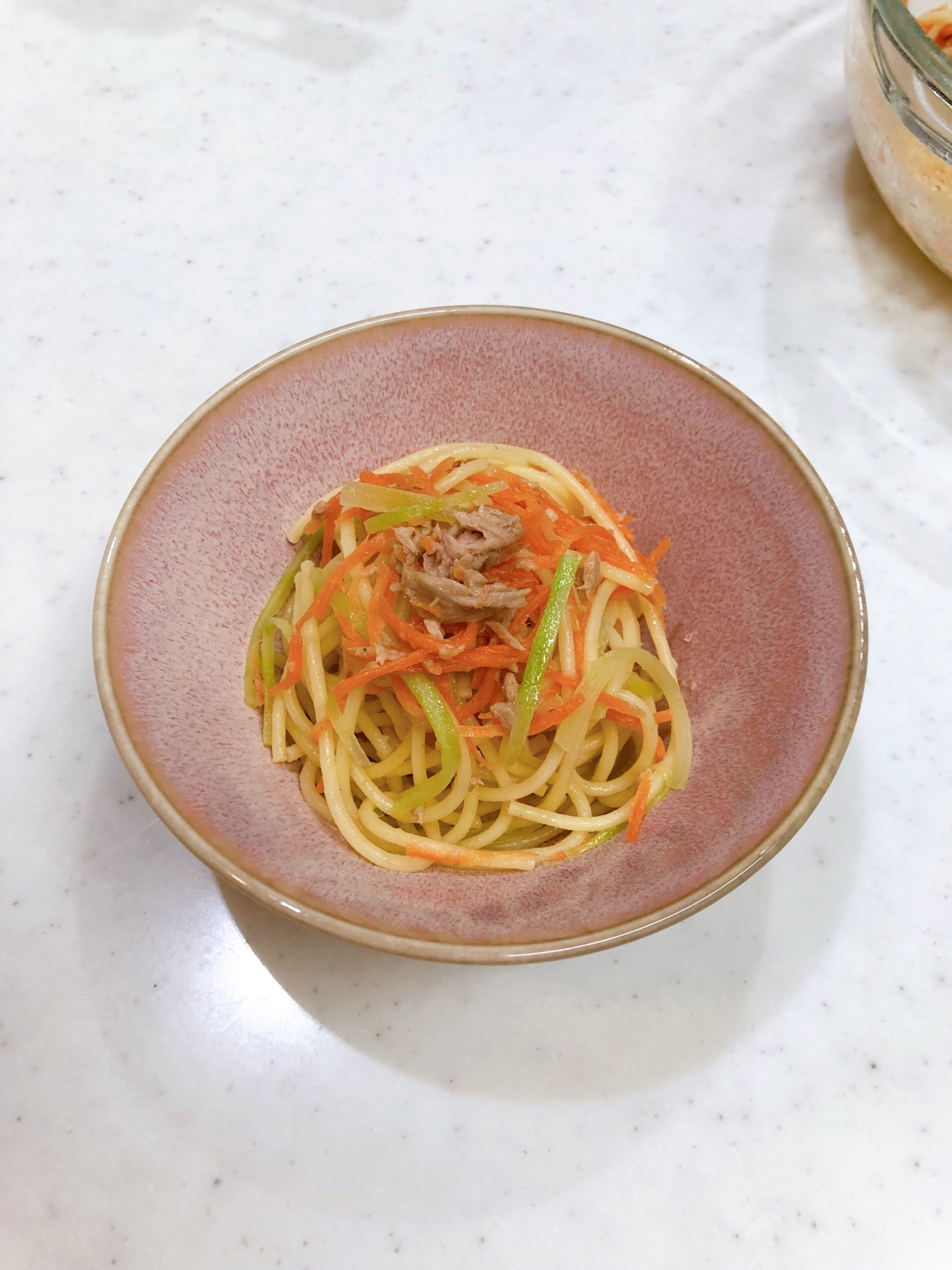 野菜たっぷりスパゲティサラダ