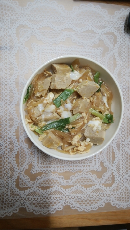 高野豆腐の玉子とじ