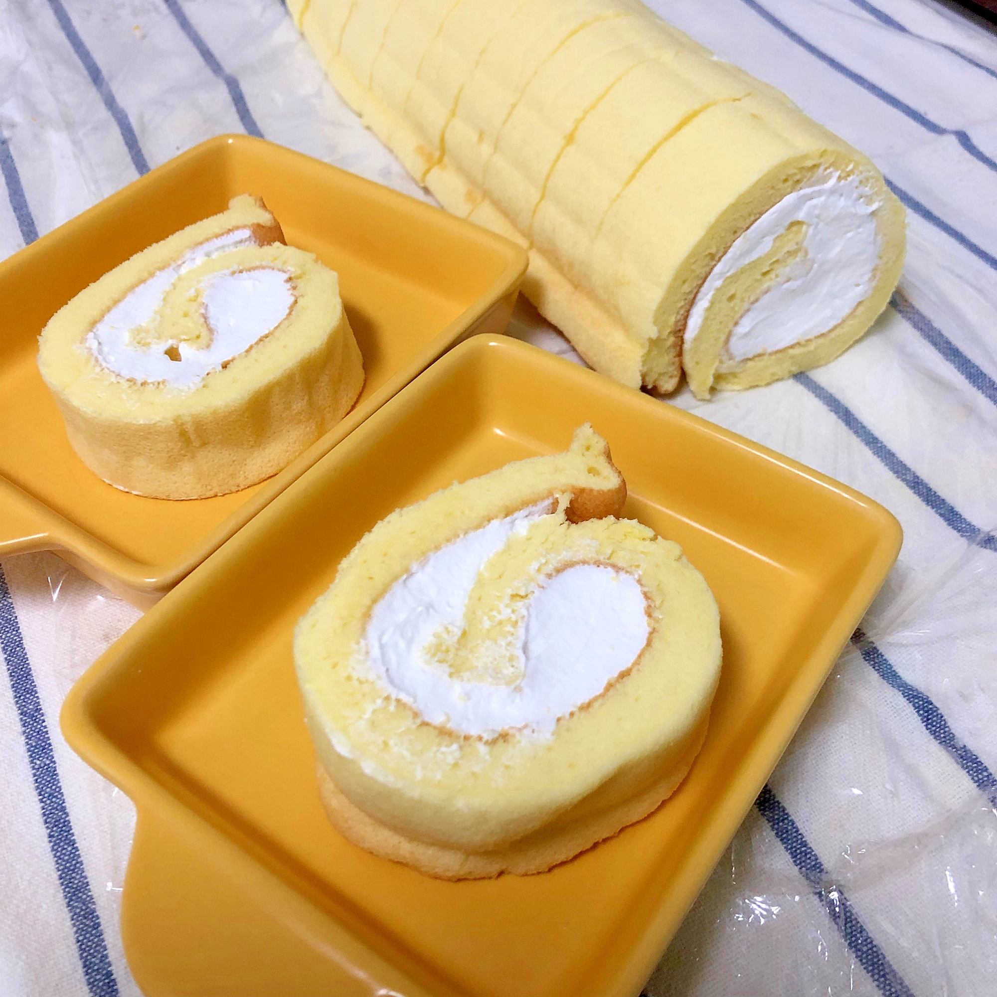 卵白多めのロールケーキ レシピ 作り方 By Thank You Good Bye 楽天レシピ