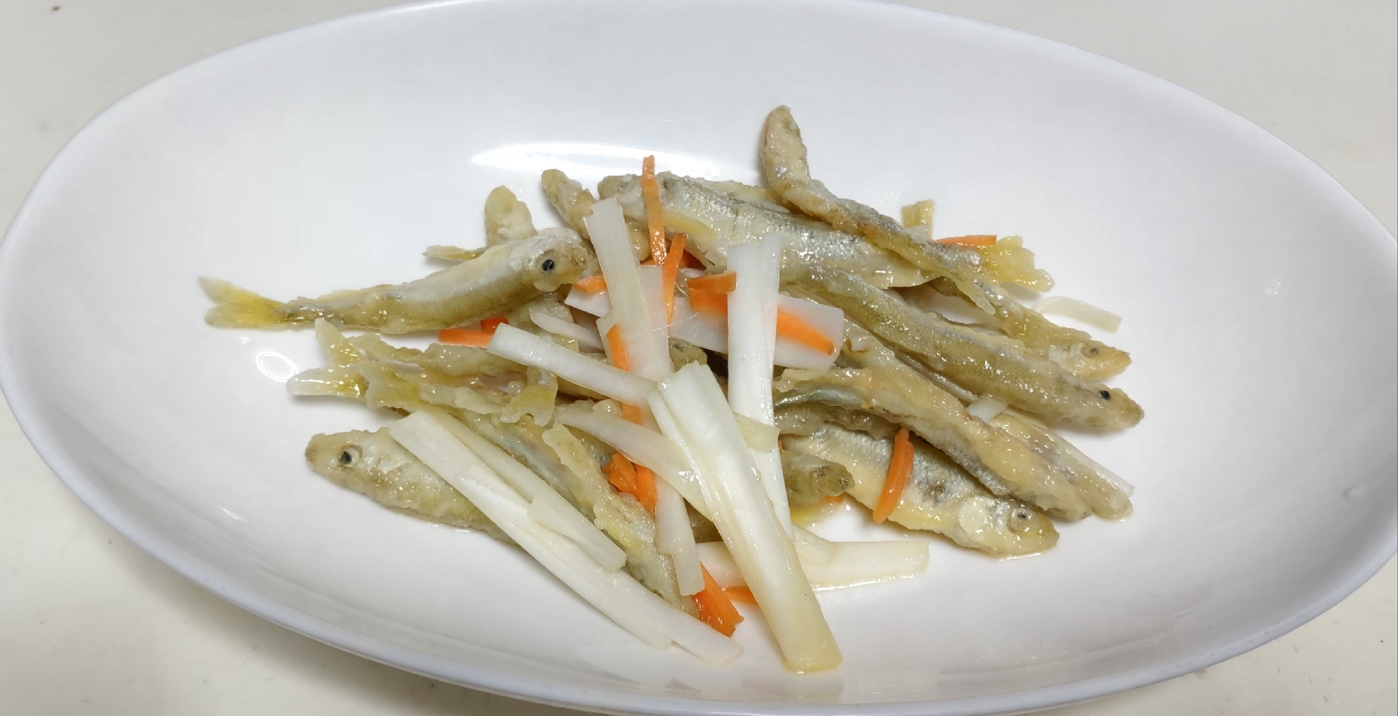 ワカサギの南蛮酢漬け