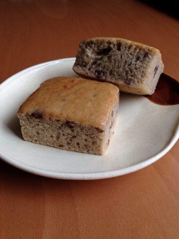 バター不使用♪小豆ケーキ