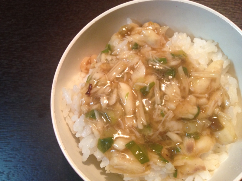 鯛の中華あんかけ丼